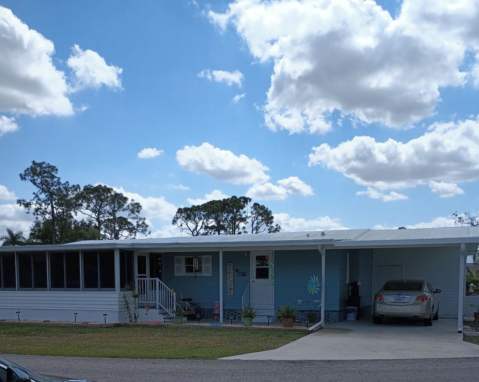 Two bedroom home in gated community, North Fort Myers, minutes from downtown.