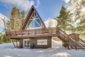 Interior - Upper Peninsula Lakefront A-frame Cabin w/ Dock (Channing)