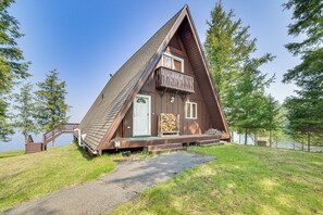 House (2 Bedrooms) | Interior - Upper Peninsula Lakefront A-frame Cabin w/ Dock (Channing)
