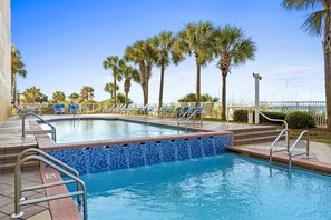 Una piscina climatizada