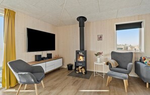 TV, fireplace, foosball, table tennis