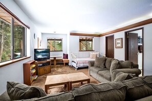 Fernseher, Kamin