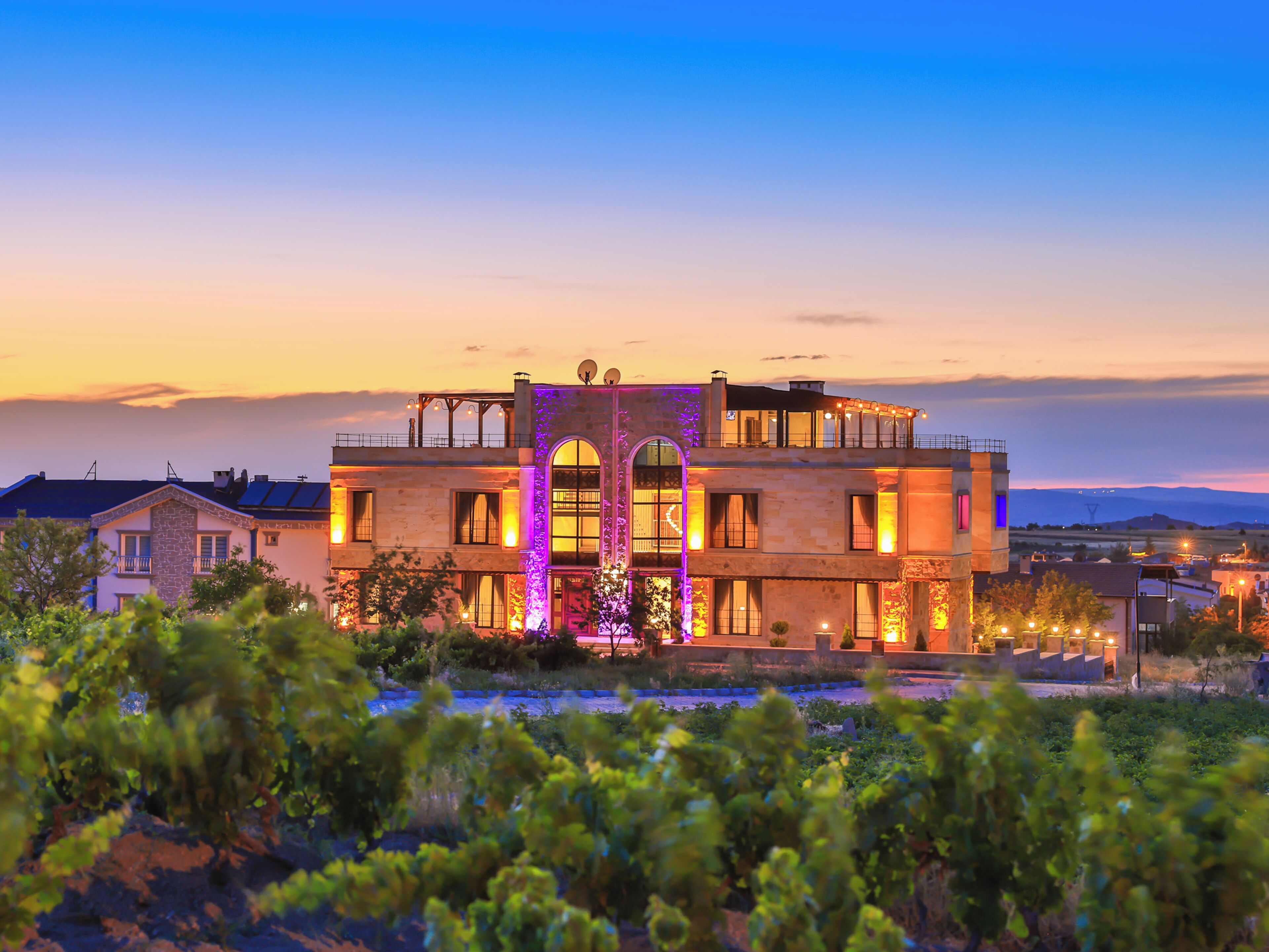 Fassade der Unterkunft