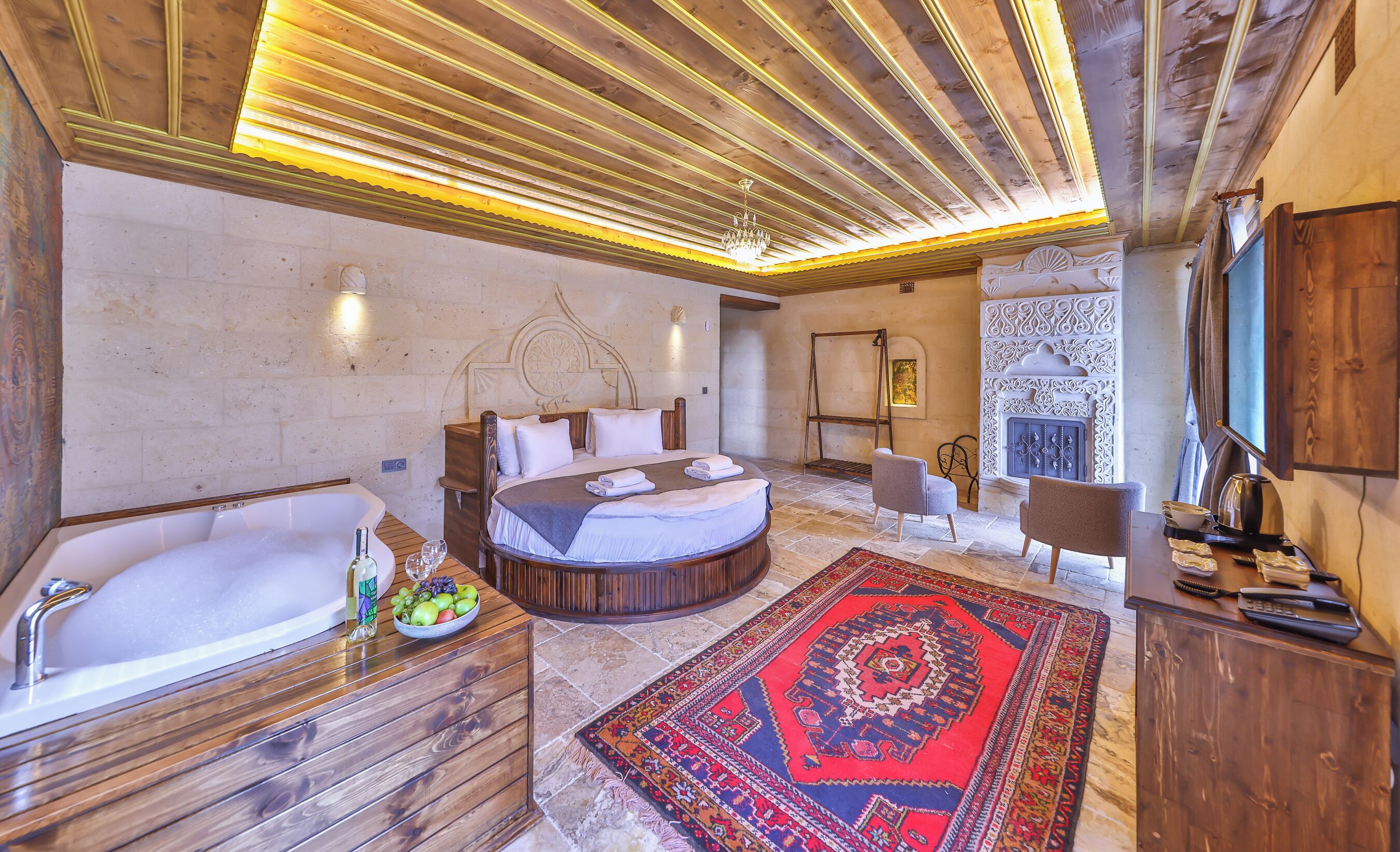 Superior kamer, 1 queensize bed, bubbelbad, op Executive-verdieping | Lakens van Egyptisch katoen, luxe beddengoed