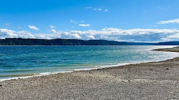 On the beach
