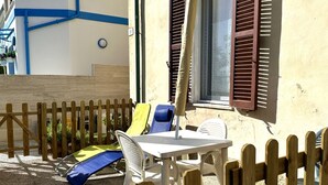 Terrace/patio - SE096 - Senigallia, comfortable two-room apartment facing the sea (Senigallia)
