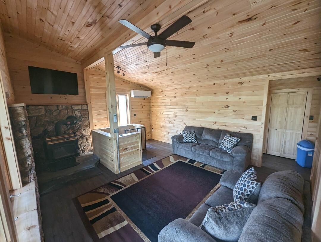 Secluded Cabin near Sebago Lake on 35 Acres