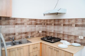 Apartament bàsic, balcó | Cuina privada