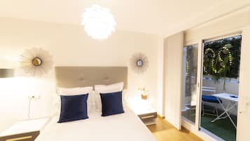 2 habitaciones, tabla de planchar con plancha, wifi y ropa de cama