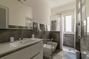 Shower, hair dryer, bidet