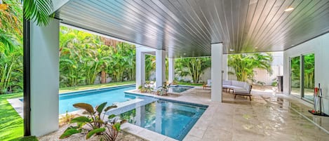 Piscine chauffée