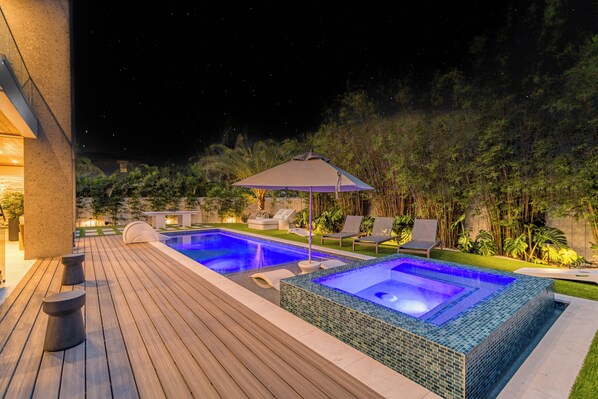 Una piscina climatizada