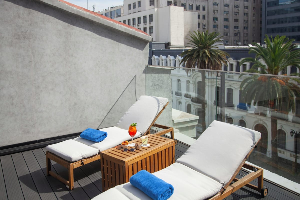 Suite Deluxe, Terraza (05) | Ropa de cama de alta calidad, edredón y camas con pillow-top