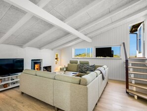 Fernseher, Kamin