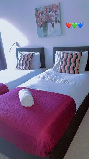 2 quartos, Wi-Fi, roupa de cama