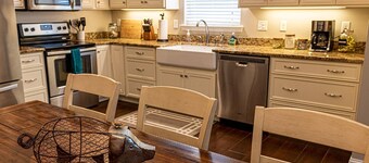 Outside Relaxation - View of Rock City - Modern Country Getaway - Spacious Townhome - Fire Pit