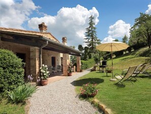 Outdoor dining - POMARIUM - Main residence ground floor 135 m2 (Montaione)