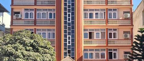 Overnatningsstedets facade