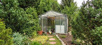 Ferienwohnung Im Grünen" mit Gemeinschaftsgarten
