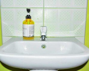 클래식 아파트, 시내 전망 | 욕실 | 샤워 시설, 레인폴 샤워기, 무료 세면용품, 슬리퍼