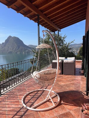 Terrace/patio - 1 Bedroom Apartment in Lugano (Lugano)