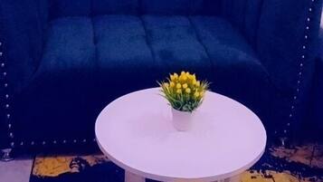 Business Studio, City View | Living area | 24-inch Smart TV with digital channels