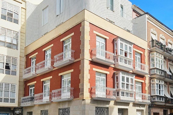 Fachada de la propiedad