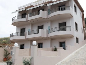 Voorkant van accommodatie