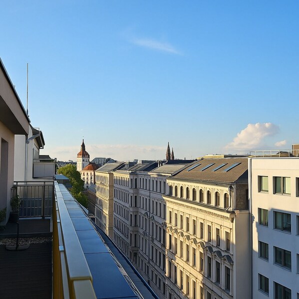 Property grounds - Penthouse Über den Dächern der Leipziger City Luxus Dachterrasse/ Kamin/grill (Leipzig)