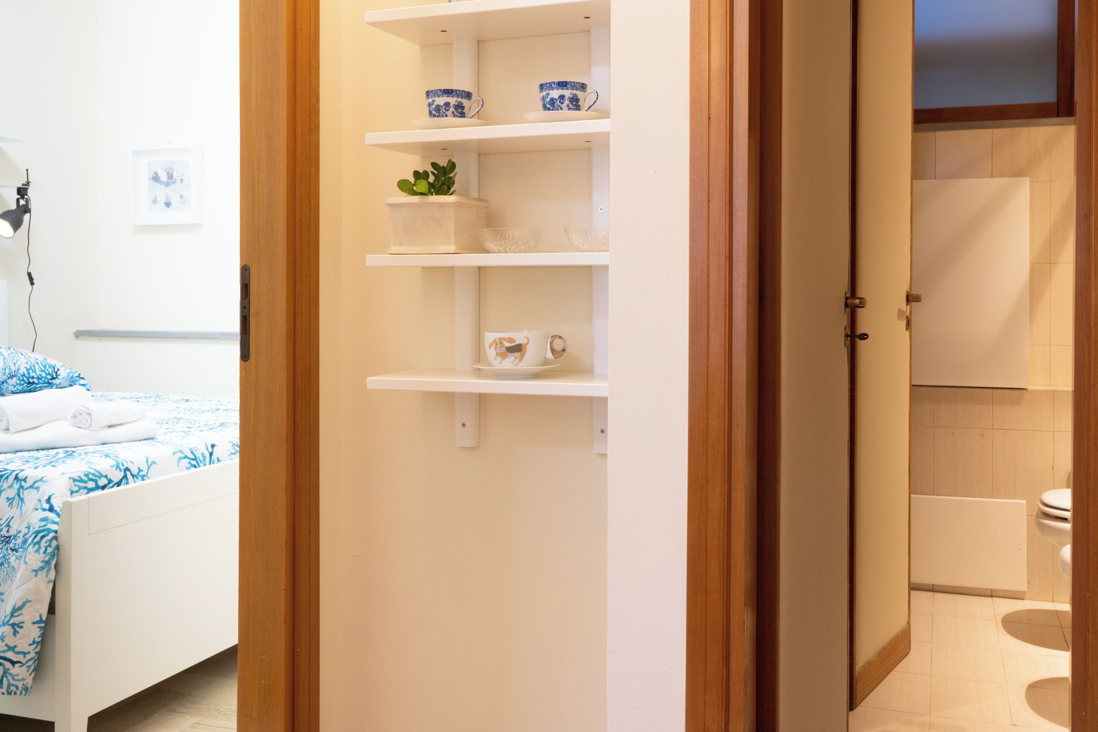 Dusche, Haartrockner, Bidet, Handtücher