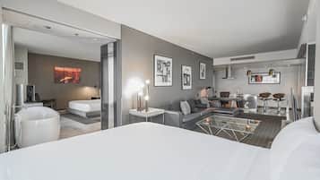 1 slaapkamer, een bureau, een strijkplank/strijkijzer, gratis wifi