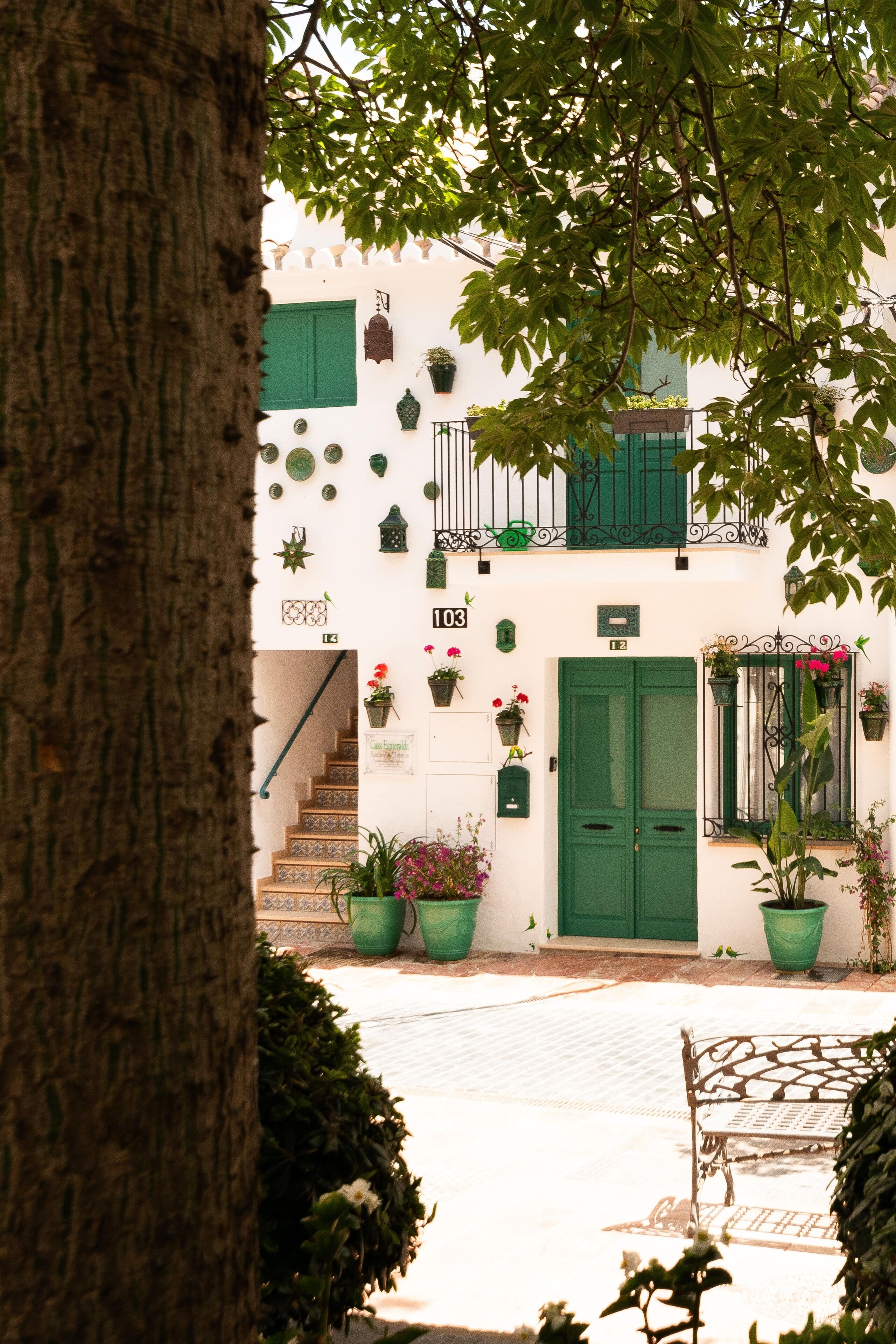 Façade de l’hébergement