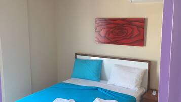 Blackout curtains, iron/ironing board, free WiFi