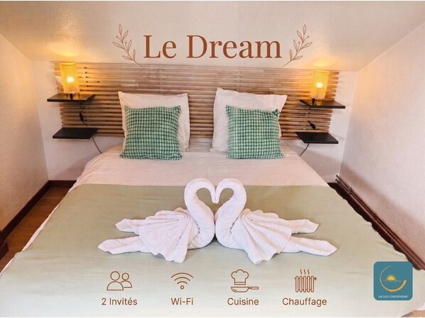 1 chambre, bureau, lit parapluie, Wi-Fi