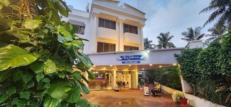 Front of property. Krishna Seacoin Hotel