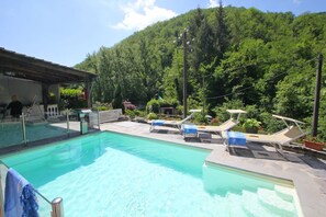 Pool - Beautiful  villa for 6 guests with WIFI, private pool, TV and pets allowed (Pascoso)