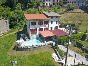 Exterior - Beautiful  villa for 6 guests with WIFI, private pool, TV and pets allowed (Pascoso)