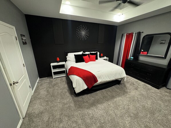 4 chambres, fer et planche à repasser, Wi-Fi gratuit, draps fournis