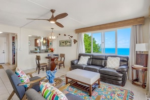 TV - Panoramic Ocean Views at Sunset Kahili 201 (Po'ipu)