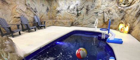 Indoor pool, a heated pool