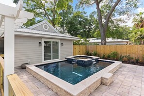 Una piscina riscaldata