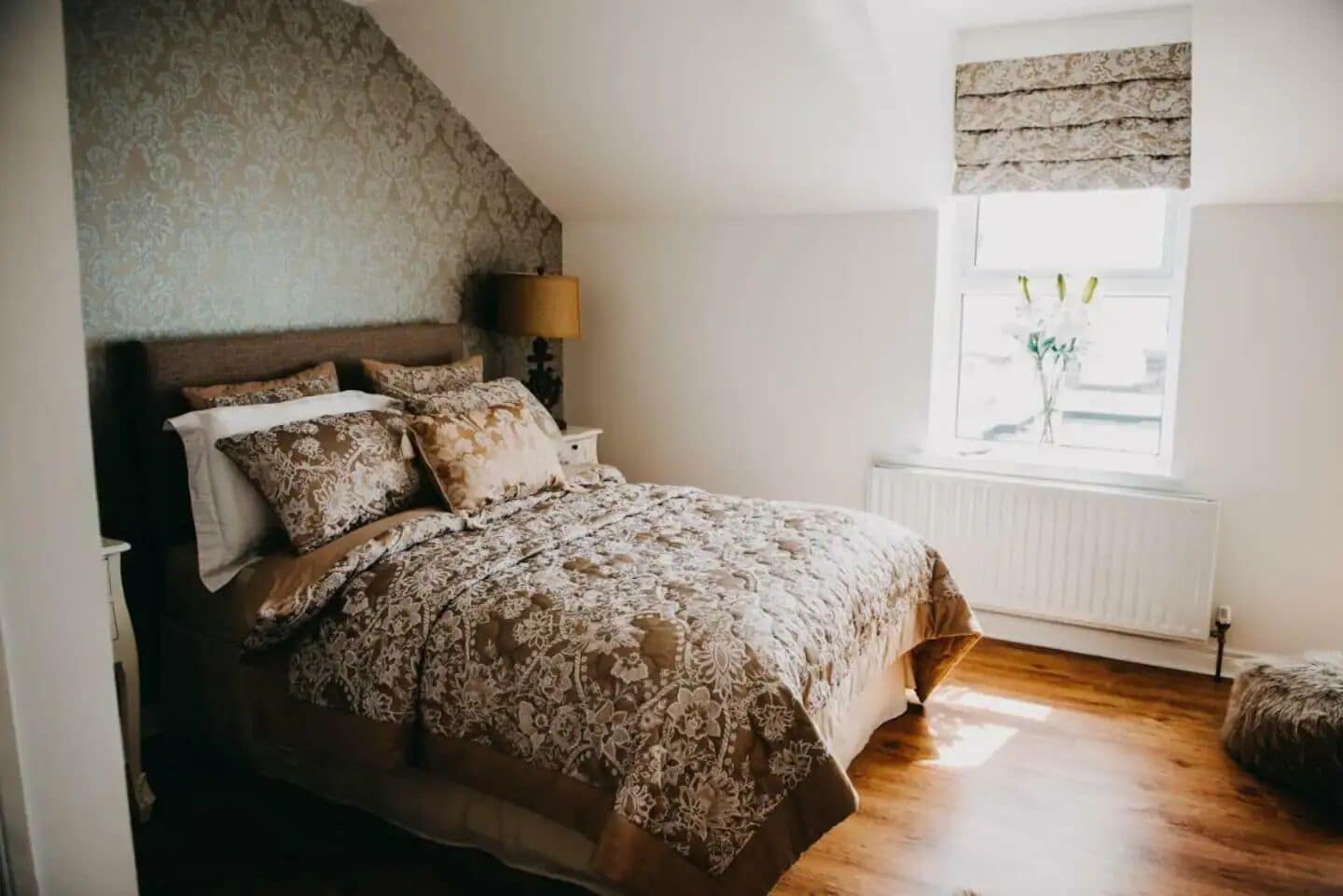 1 bedroom, iron/ironing board, bed sheets