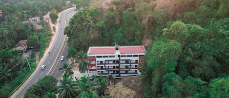 Façade de l’hébergement
