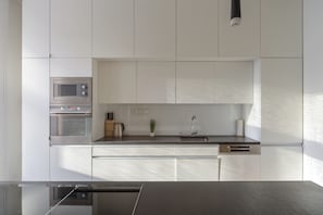 Deluxe Apartment | Private kitchen - Apartment near Nový Smíchov (Prague)