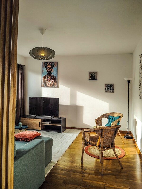 Living area - Beau T3 Hypercentre, Sécurisé au Coeur de Rouen (Rouen)
