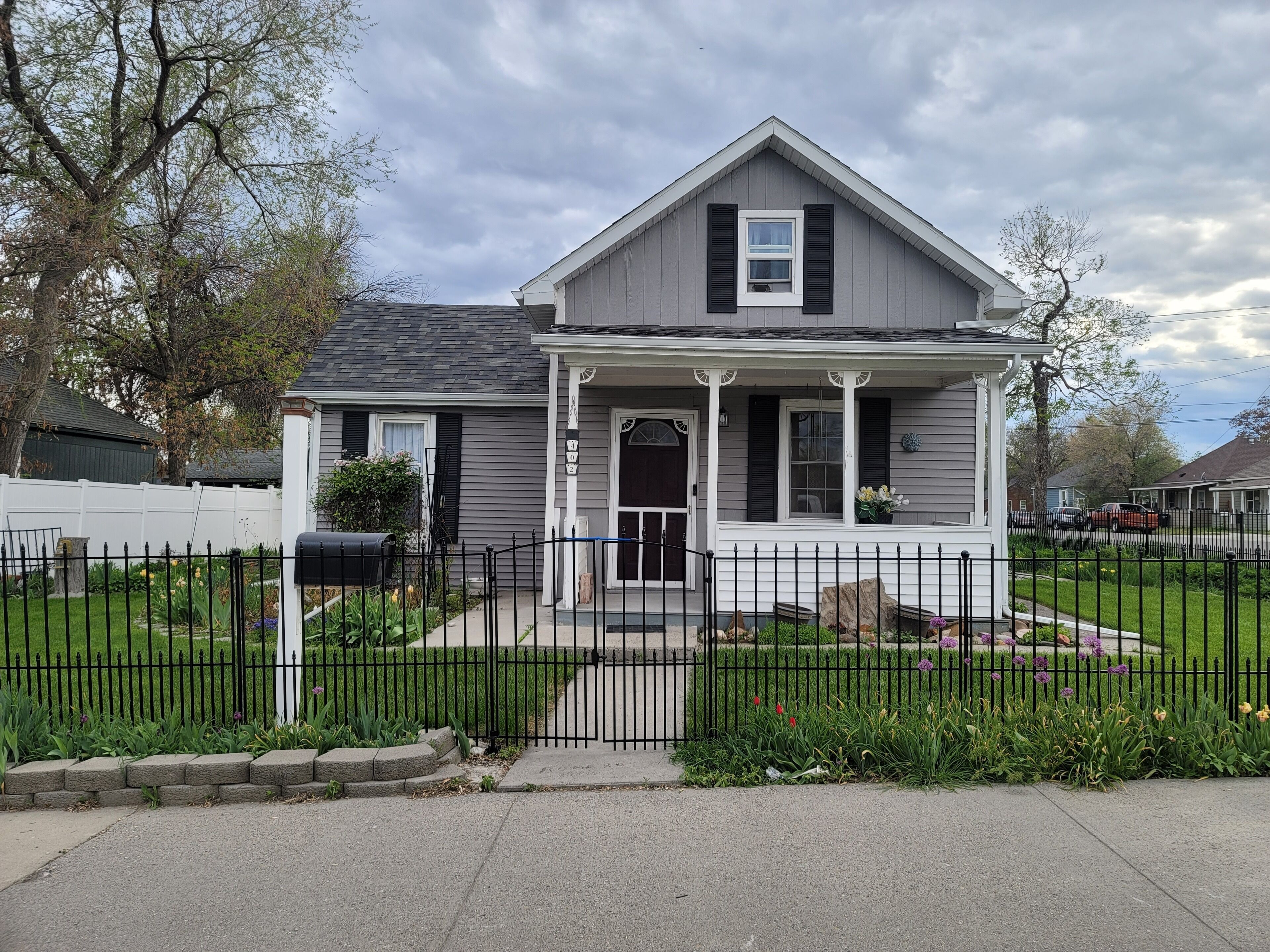 Flowering House and garage