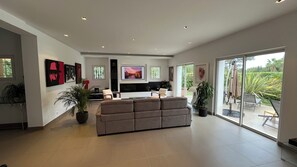 スマートテレビ、暖炉、PC モニター