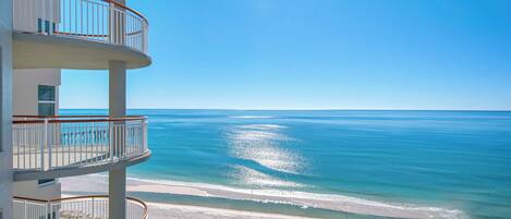 En la playa