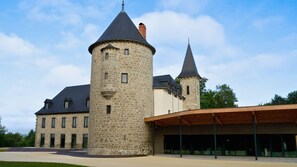 Majoituspaikan julkisivu