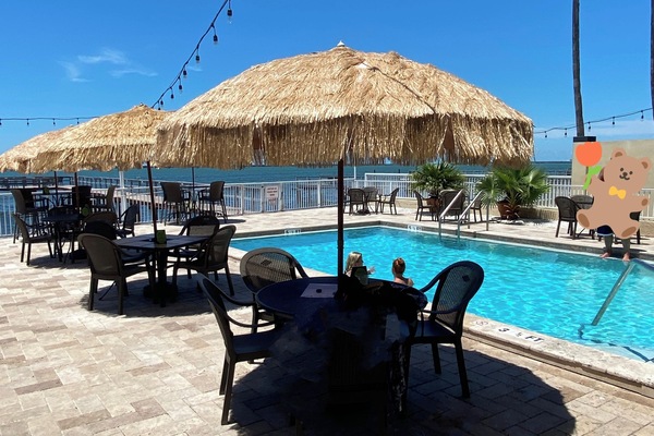 Poolside bar